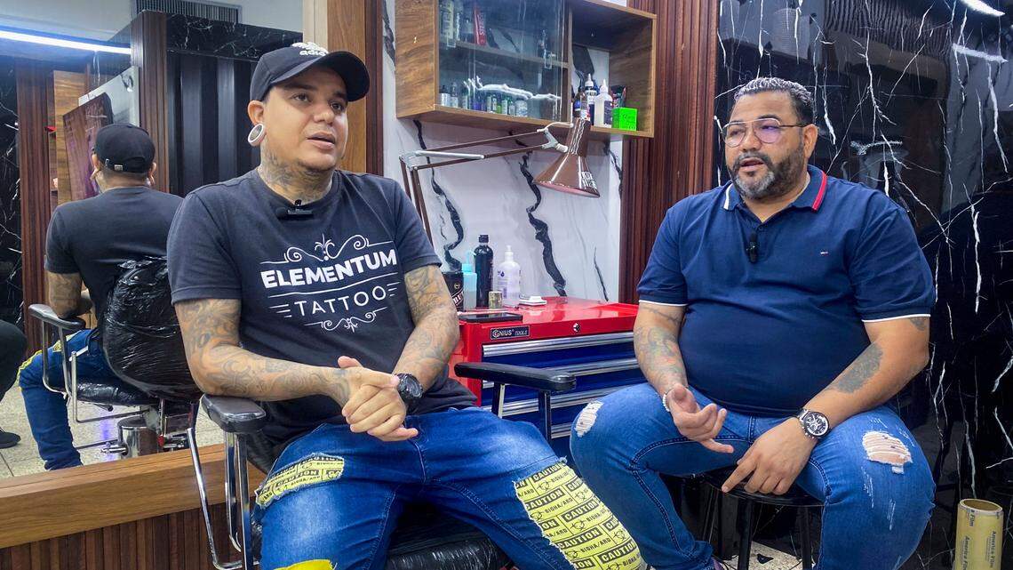 Renny Lopez and Andy Rojas, tattoo artists in downtown Maracaibo, Venezuela, have been warning their clients that tattoos could bring them trouble if they travel to the U.S.