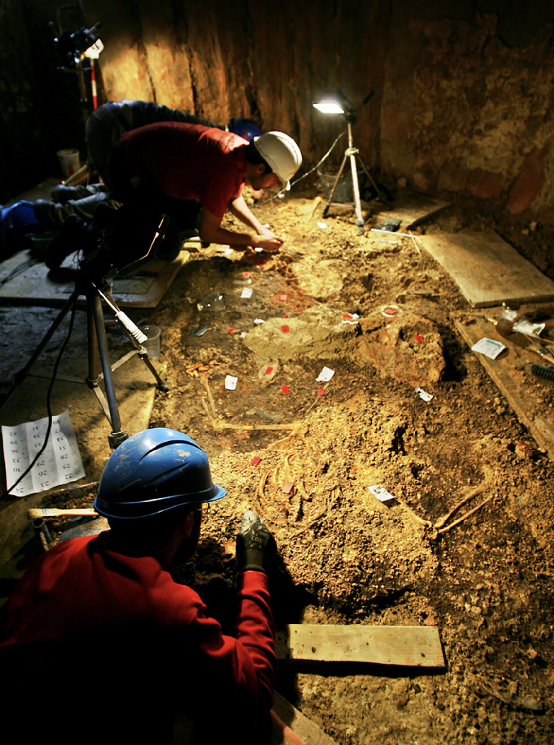 The beads were found near the tomb of the famed “Ivory Lady,” researchers said.