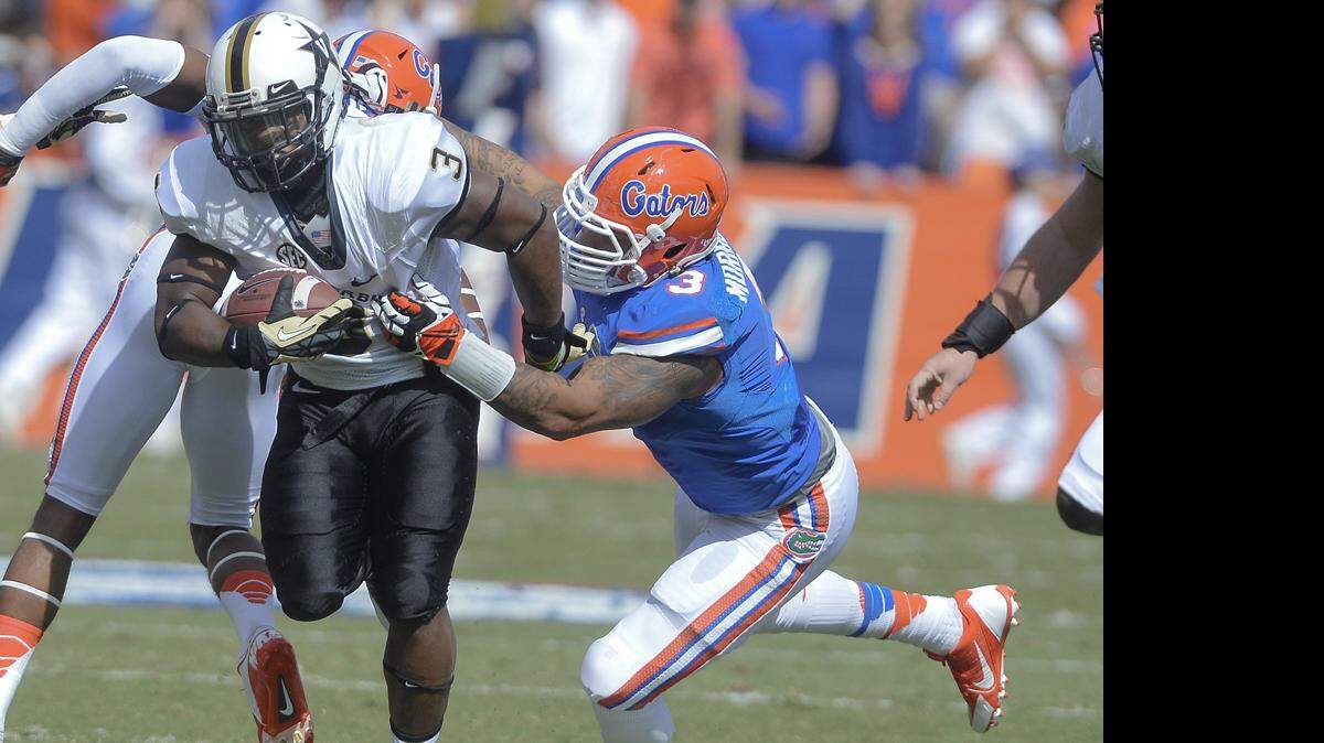 Antonio Morris and UF play Vanderbilt on Nov. 7, 2015.