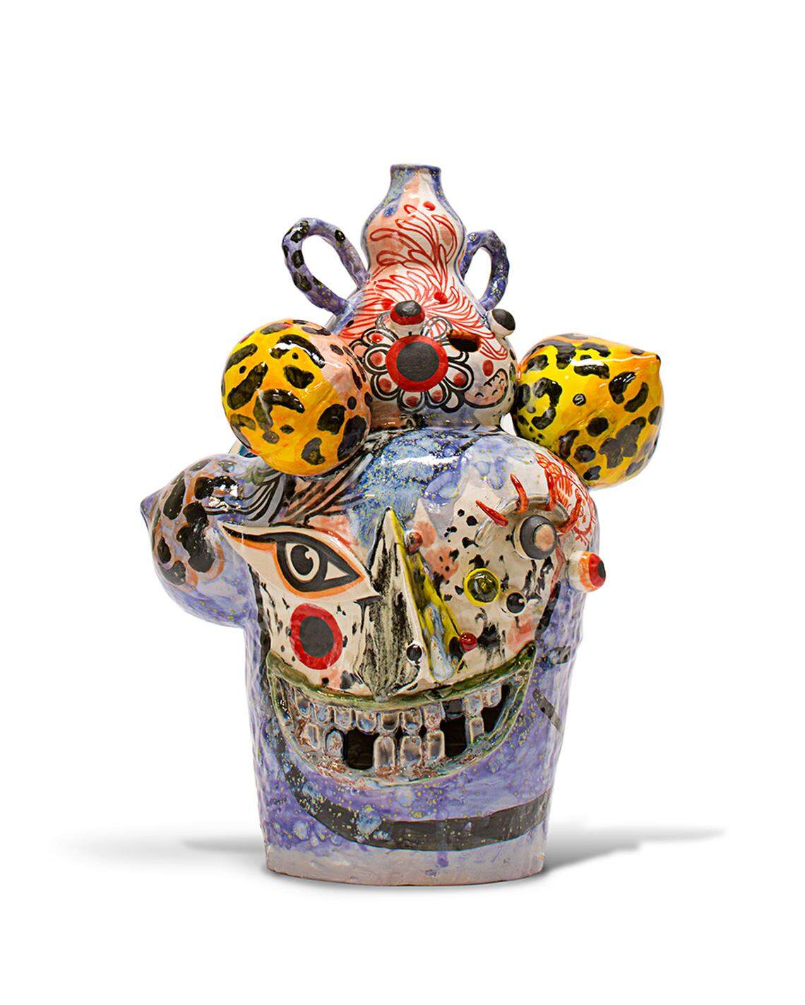 More ceramics are available at this year’s fairs, including this whimsical work by Korean Jiha Moon at Laney Contemporary at NADA.