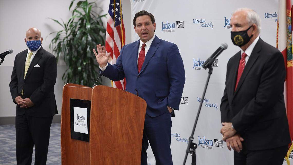 Suit filed against DeSantis for not having sign-language interpreters at COVID briefings