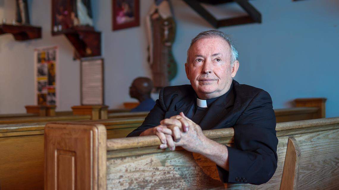 For 10 years, this Broward priest has battled to feed the homeless. He won’t quit