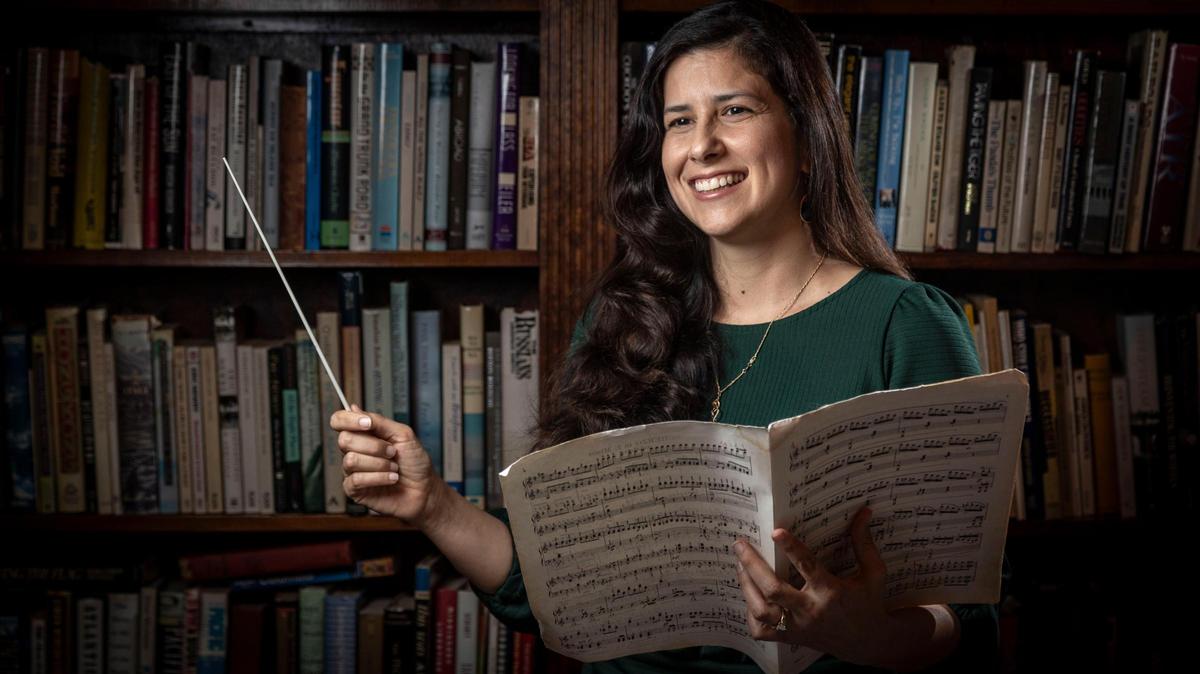 South Region Teacher of the Year finalist Vivian Ventura is the Southwood Middle School Orchestra Director.