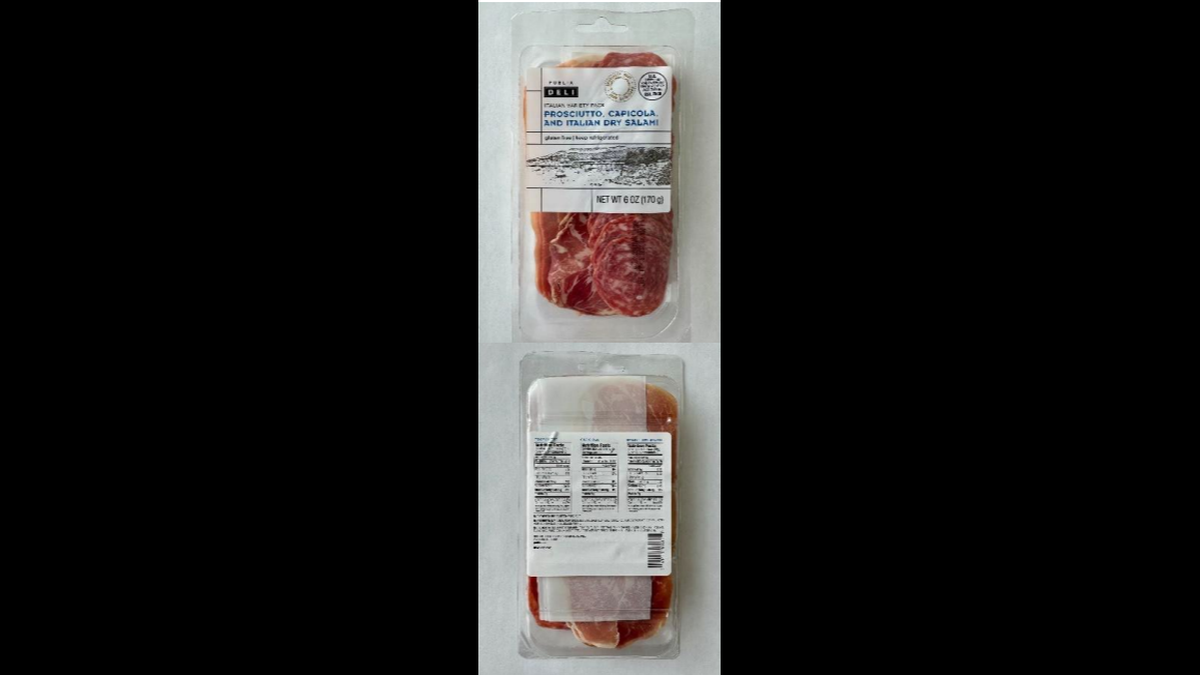 Publix Italian Variety Pack with Prosciutto, Capicola and Italian Dry Salami has been recalled.