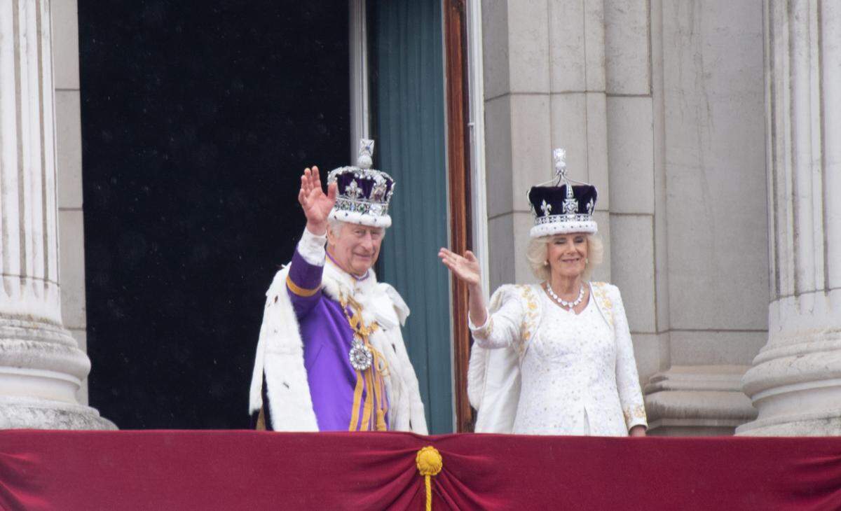 King Charles with Queen Camilla
