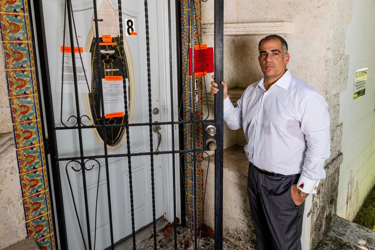 The pronounced entryway to the home on 1800 Michigan gives it its historic charm but Anthony Accetta, a trustee for the estate of the former owner, says the structure is in such poor shape that it should be demolished.