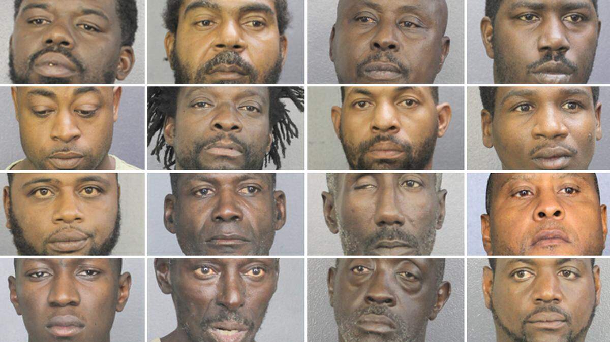 From top to bottom, left to right: Archie Burgess, Charles Tanner, Christopher Scott, Defredrus Gardner, Derek Cunningham, Gregory Sims, Lonnie Butler, Morris Bowers,  Nathan Christie, Lawrence Mitchell, Michael Richardson, Prentice Mathis, Sigmund Brown, Terron Samuel, Wayne Collier and Raymond Wallace