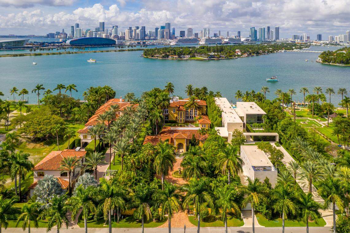 An aerial shot of Star Island on Sunday, Oct. 27, 2019.