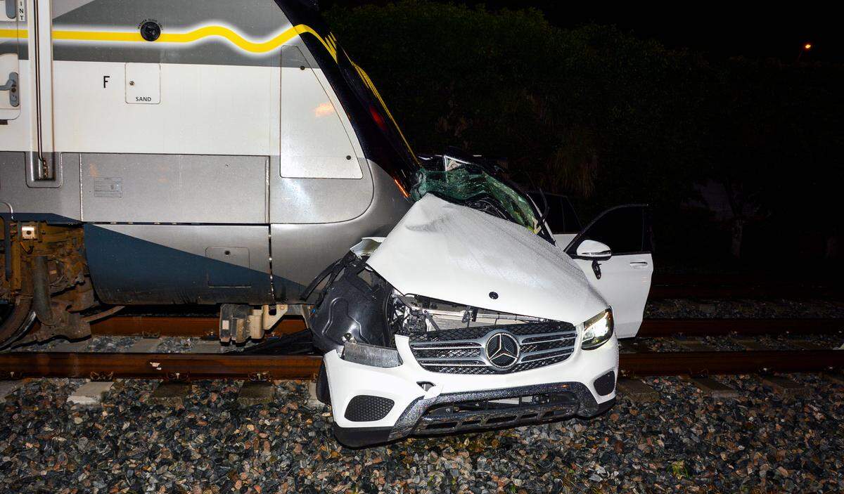 The aftermath of a deadly Brightline crash in Miami-Dade County on Nov. 15, 2019.