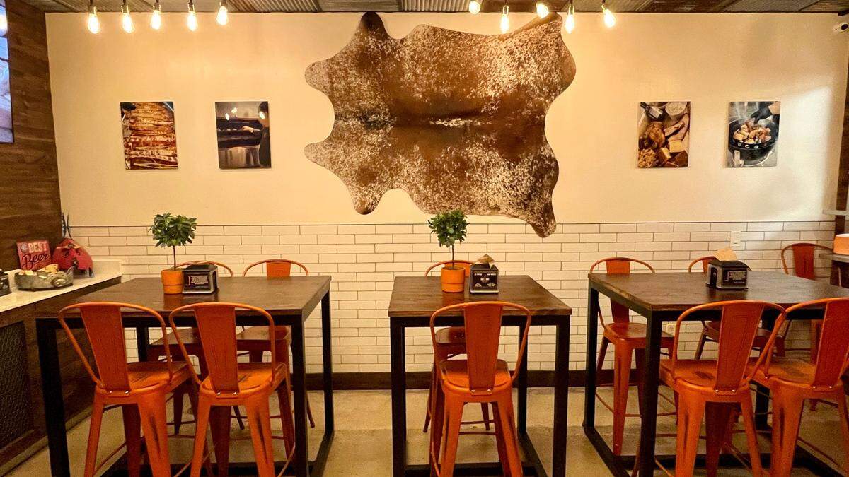 Interior at Smoke & Dough in west Kendall
