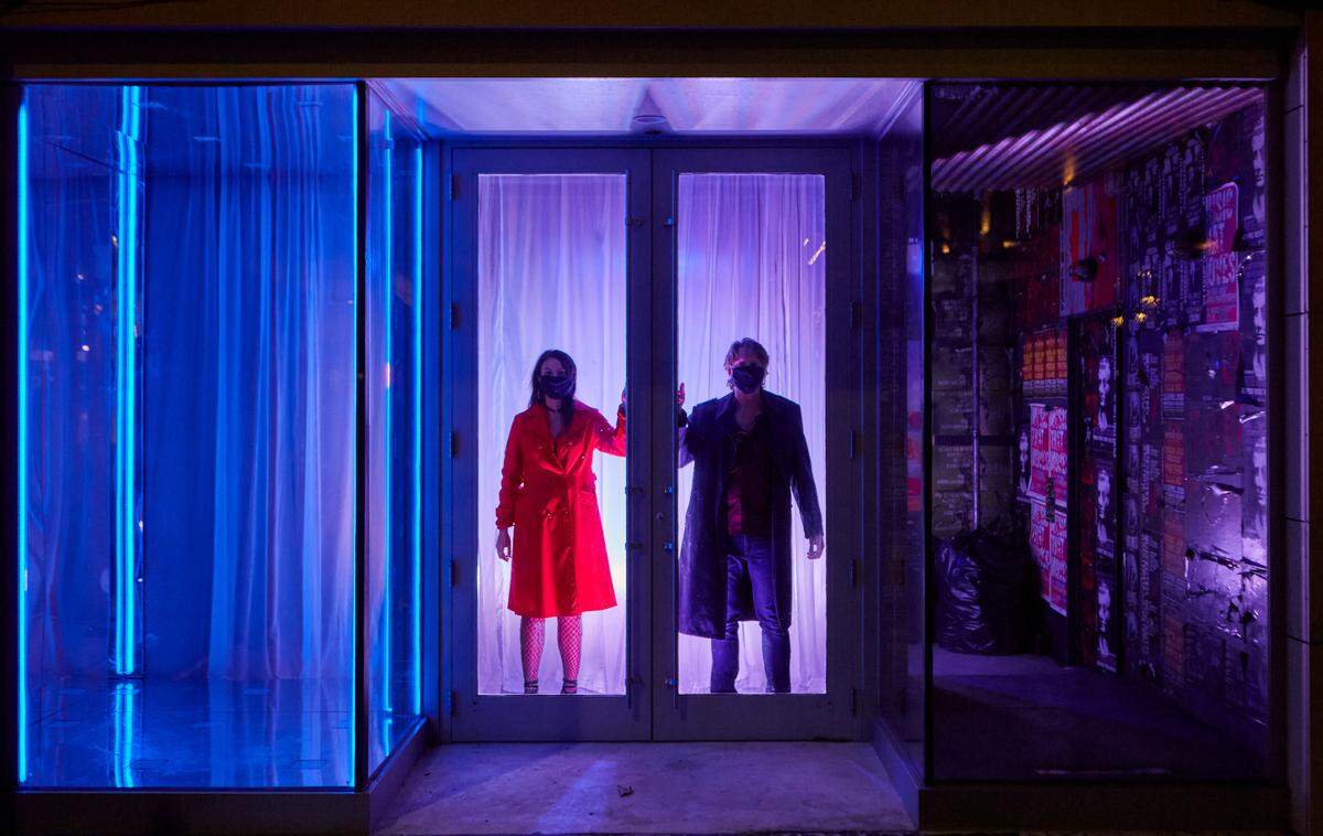Jessica Far and Caleb Scott in a scene from ‘Seven Deadly Sins.’