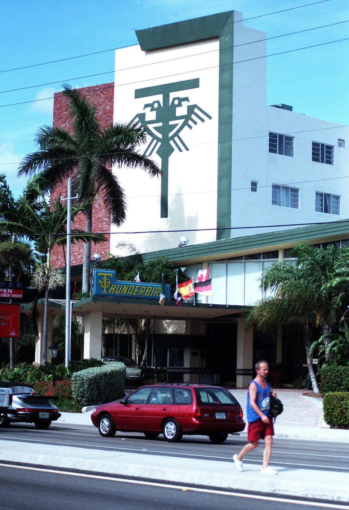 The Thunderbird resort, known for its bold sign and shown in a file photo, is one of the surviving old motels in Sunny Isles Beach. It was designed by the late and influential Miami Beach architect Norman Giller.