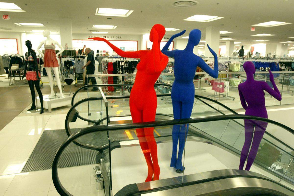 The new look of a renovated Macy’s store in Miami Beach in 2007.