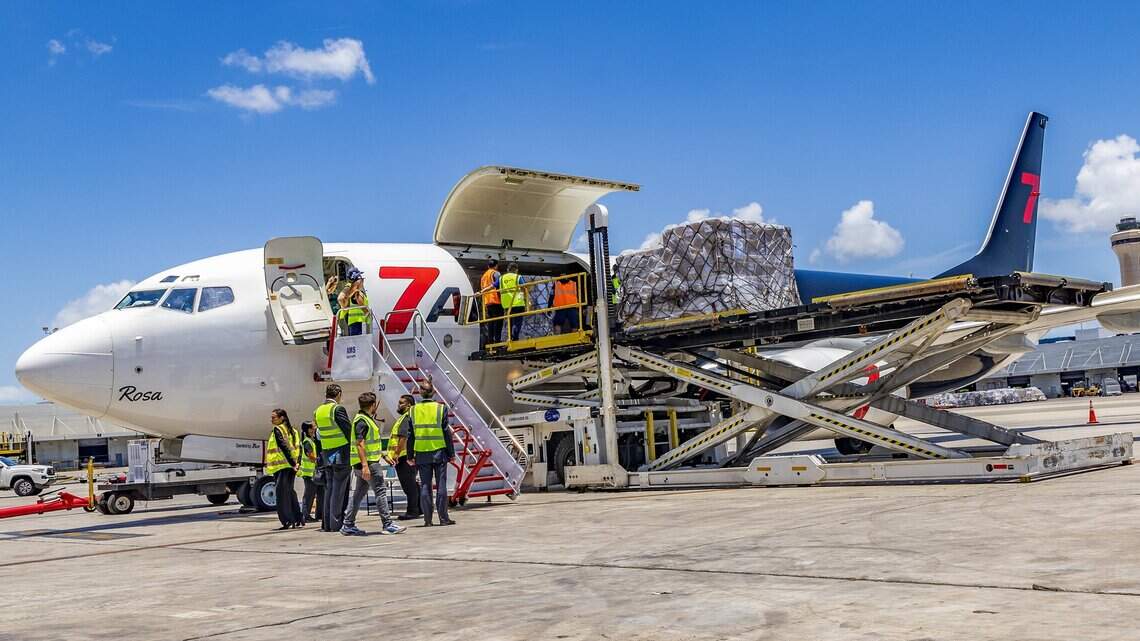 Flight carrying first batch of $100 million in U.S. aid to Cuba departs from Miami