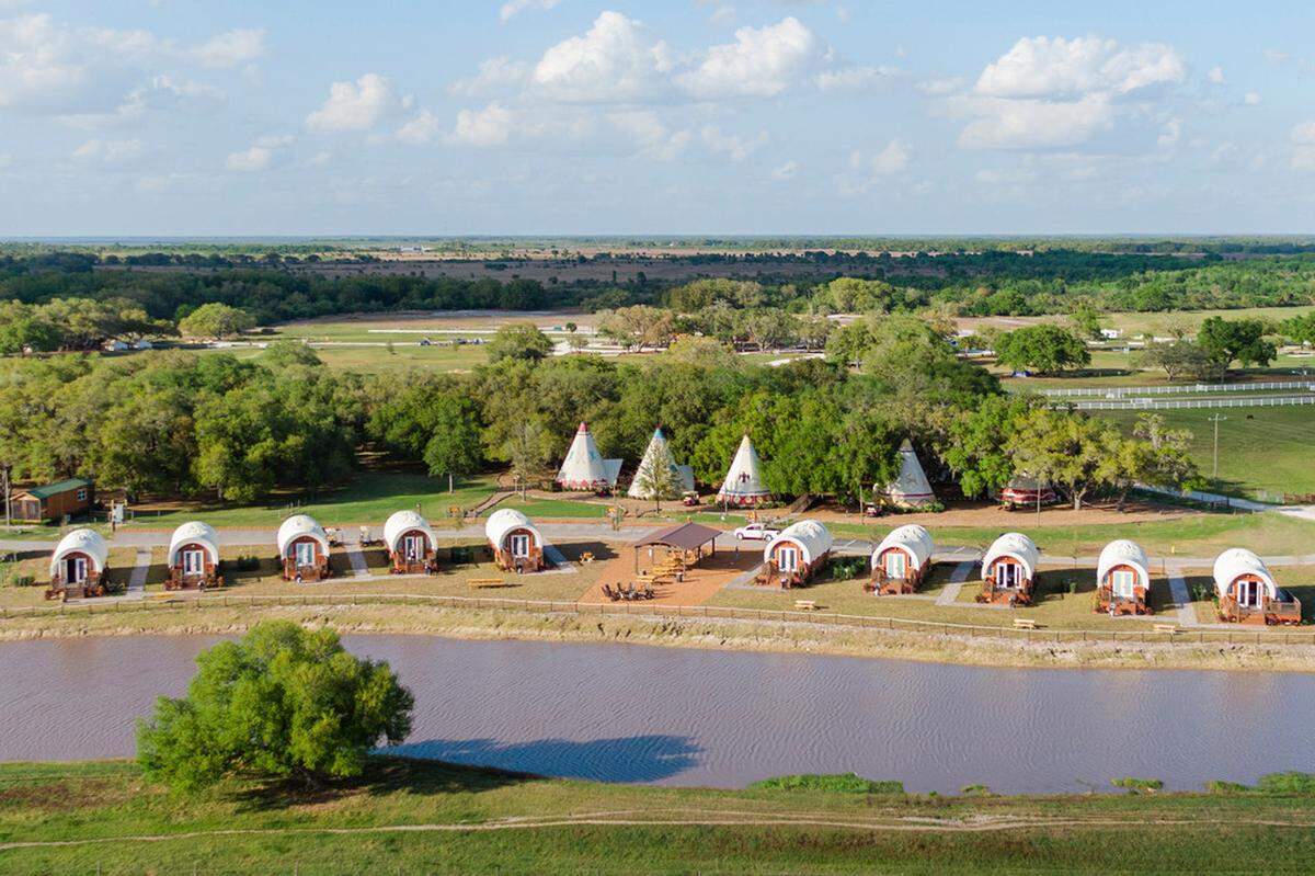 Taking camping to the next level at Westgate Ranch.