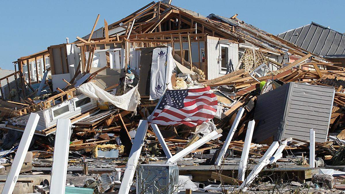 The rubble in Mexico Beach, two days after a Category 4 Hurricane Michael devastated the small coastal town just outside Panama City.