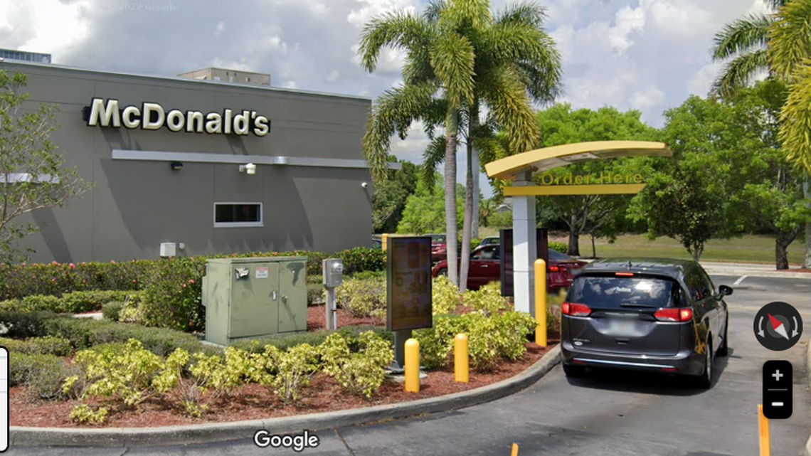 Impatient McDonald’s customer fed up with slow service at drive-thru goes into restaurant to chastise staff and ends up with charged with attempted robbery, Florida cops say