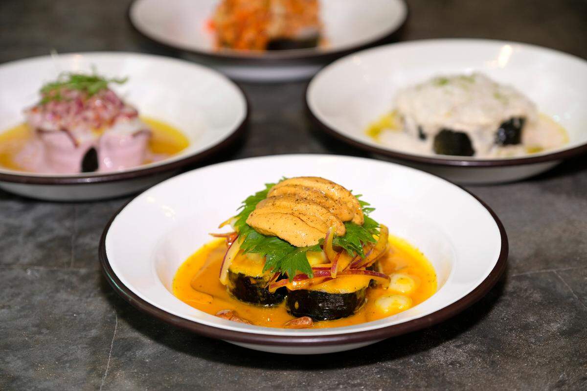Los Bañaditos son otro juego de Nikkei en el nuevo restaurante Itamae en el Design District.