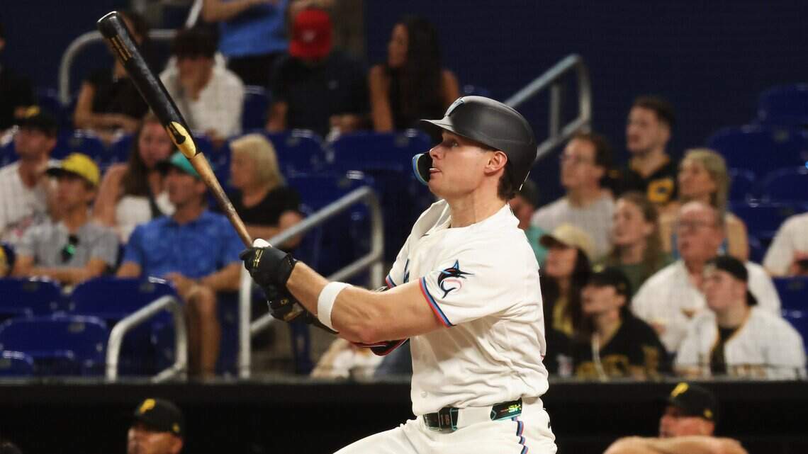 Consistent playing time leading to big results for Marlins slugger Griffin Conine