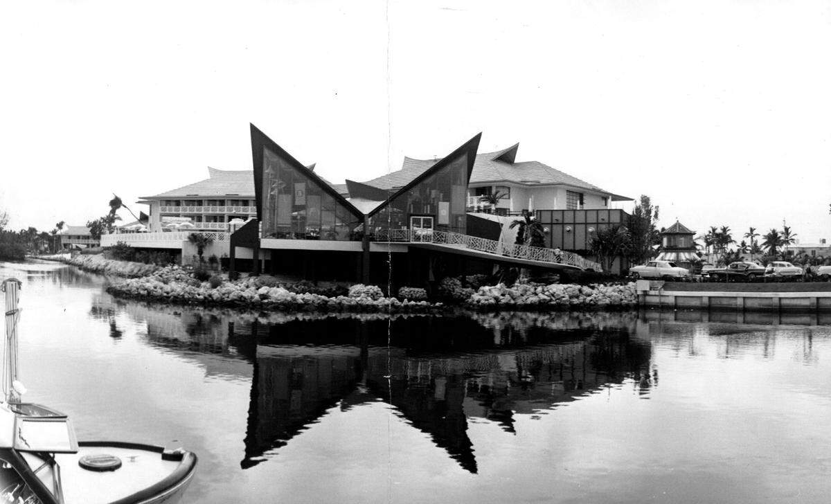 Castaways Motel in 1968 in what became Sunny Isles Beach. It is now the site of the Oceania condo complex.