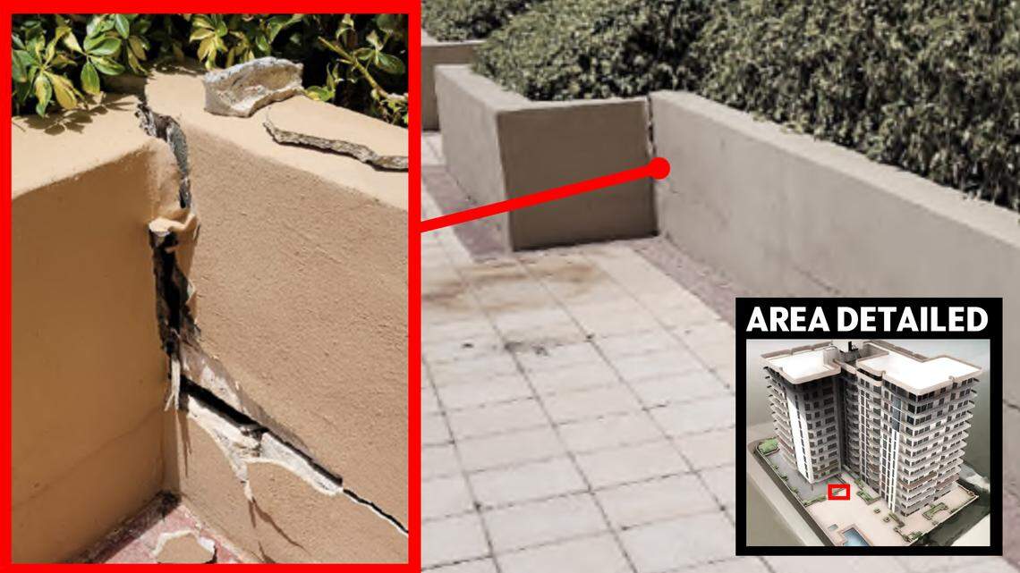 Surfside condo was ‘screaming’ as an alarming crack formed just weeks before the collapse