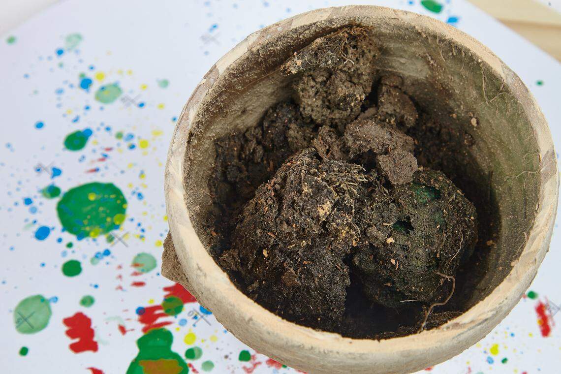 The linen envelopes were held within a larger leather envelope, archaeologists said.