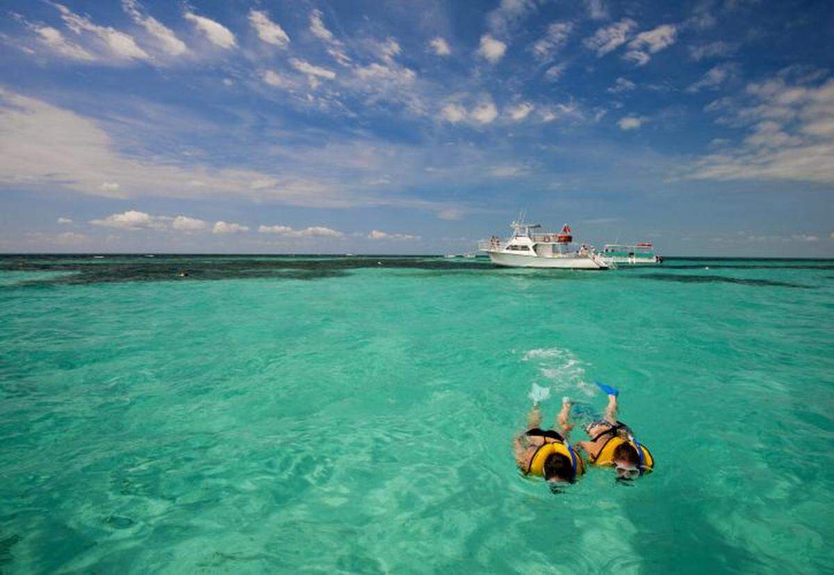 John Pennekamp Coral Reef State Park is located at mile marker 102.5 in the Florida Keys.