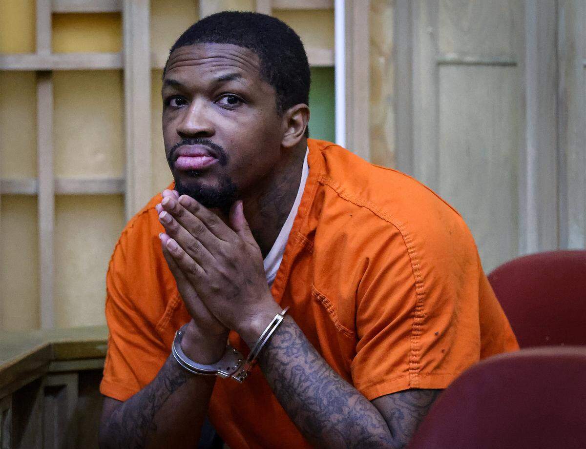 Anthawn Ragan Jr., who went on a murder and robbery spree in 2013, appears in Courtroom 4-6 for his death penalty sentencing for the killing of a 10-year-old boy during a nail salon robbery on Monday, February 9, 2026, at the Richard E. Gerstein Justice Building in Miami, Florida. Ragan waived his right to a jury trial, meaning Miami-Dade Circuit Court Judge Marisa Tinkler Mendez will decide on whether he gets life or death.