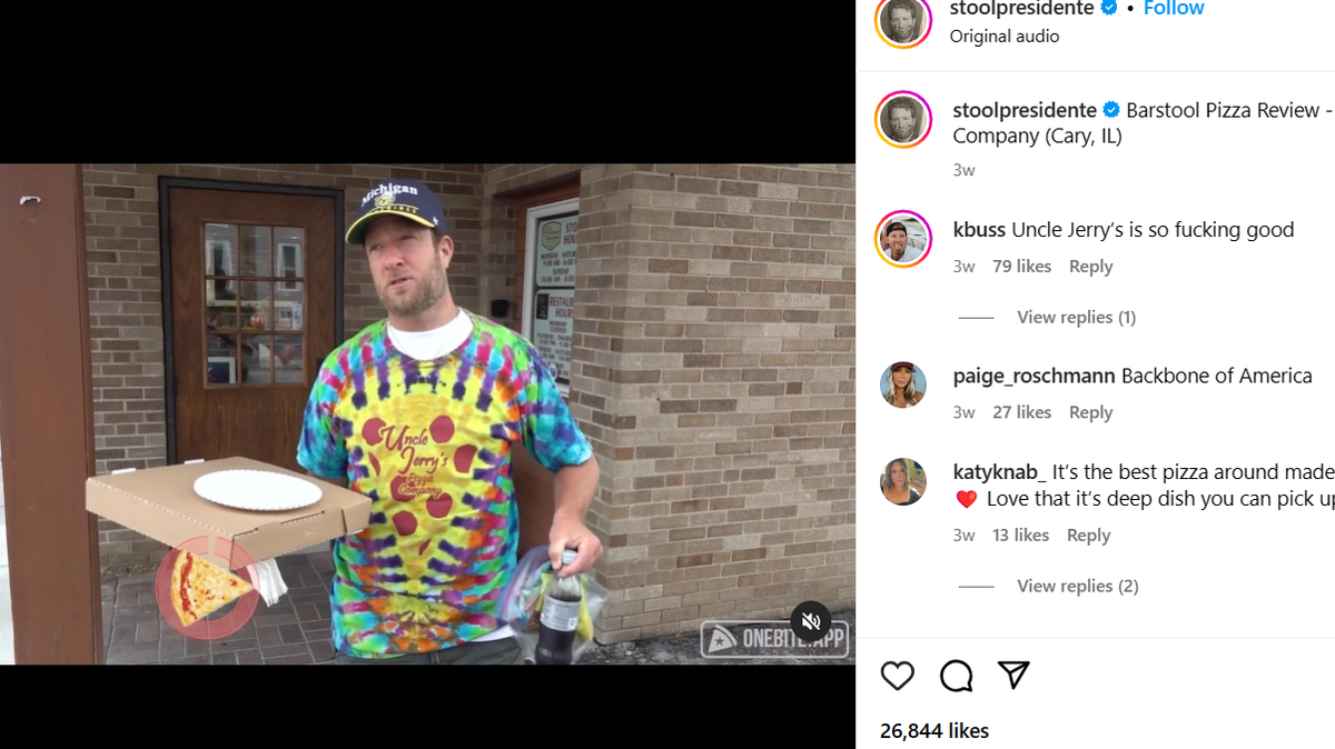 Dave Portnoy/Instagram screenshot