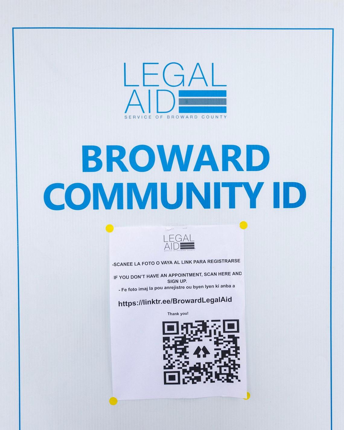 A community ID event hosted by Legal Aid Service of Broward County in partnership with Salvation Army in Fort Lauderdale, Florida, on Friday, August 18, 2023.