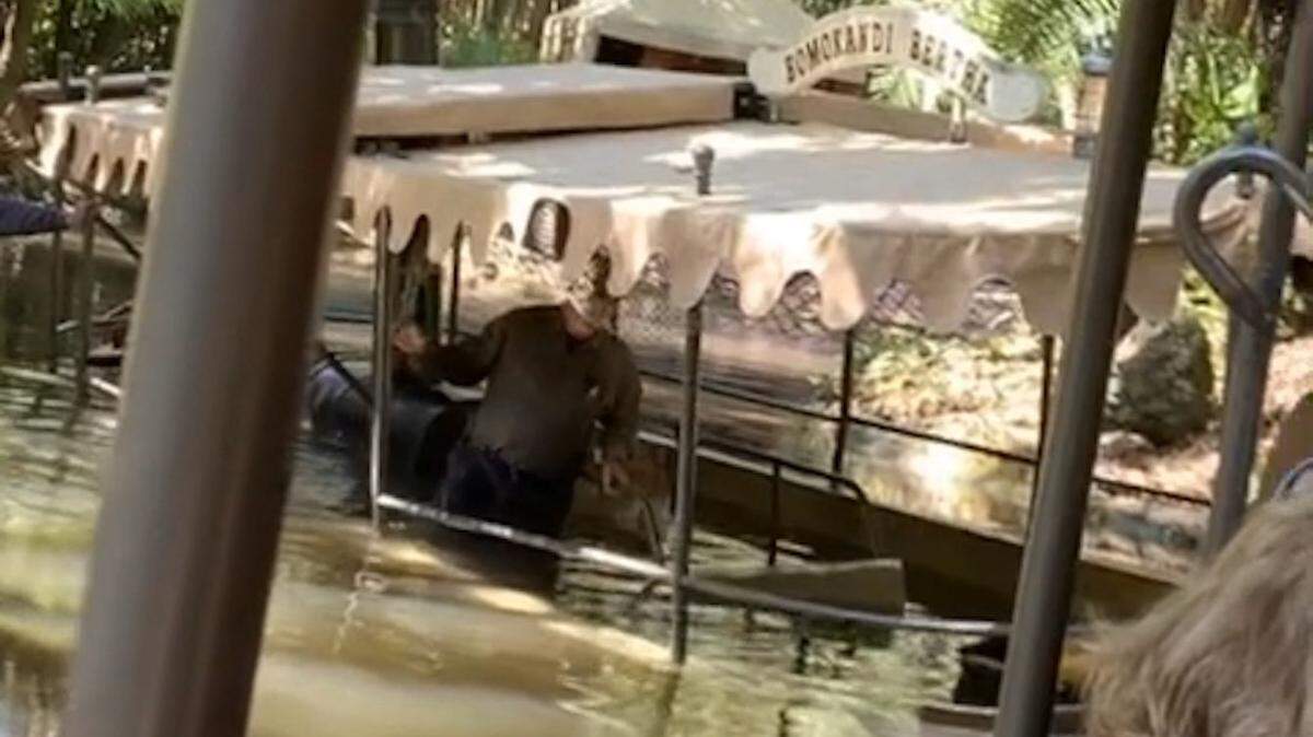 A boat on Magic Kingdom’s Jungle Cruise at Walt Disney World sunk Thursday with guests onboard. Pictures show riders standing on benches and railings, hanging on the outside of the boat. The ride is not closed.
