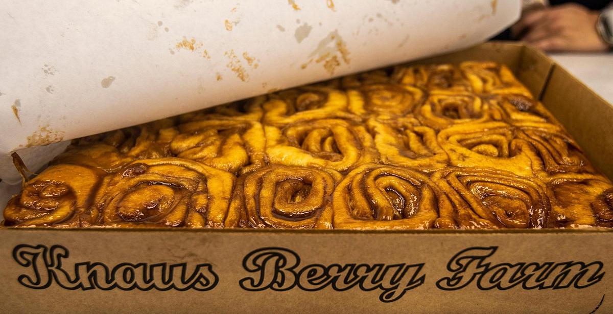 You have one week to load up on cinnamon rolls at Knaus Berry Farm in Homestead. The farm stand is closing for the season and will reopen in the fall.
