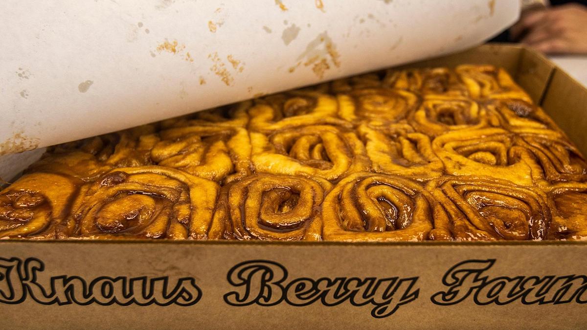 The time for cinnamon rolls at Knaus Berry Farm in Homestead is almost over until fall.