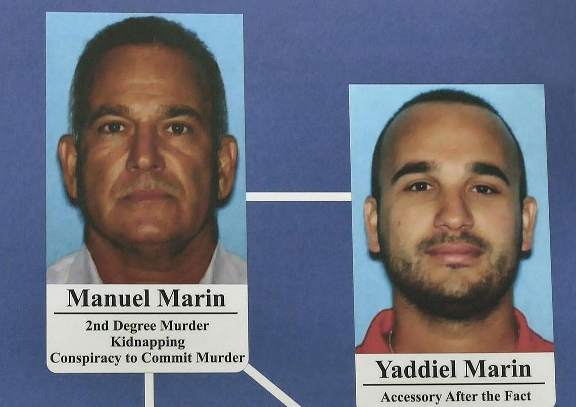 Manuel Marin, former owner of Presidente Supermarket, and his son Yaddiel Marin, owner of The Pincho Factory