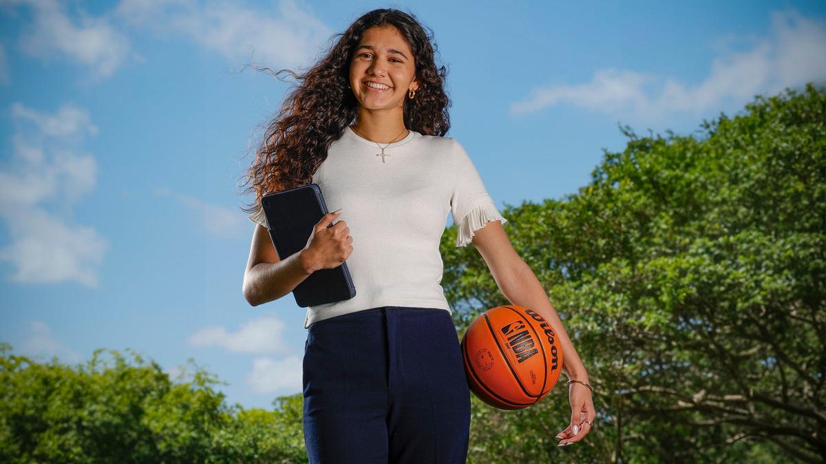 Luciana Alessia Picasso, a senior basketball power forward at Our Lady of Lourdes Academy, is the Miami Herald’s Miami-Dade Girls’ Scholar-Athlete of the Year.