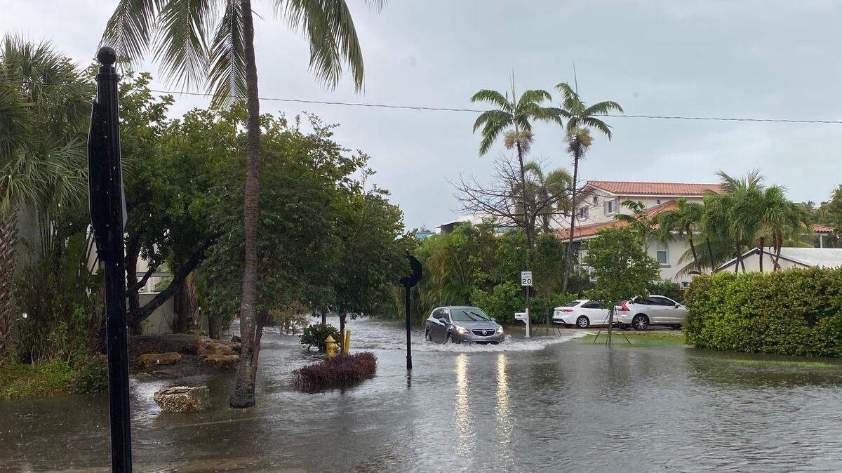 In Miami-Dade County, the lowest-lying streets in Key Biscayne flood about 15 times a year now. By 2070, some of the streets could be permanently underwater.