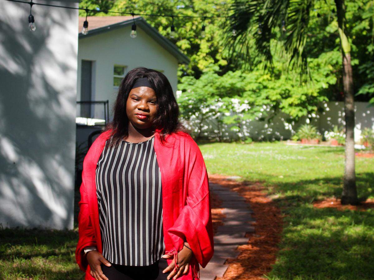 Selena Jerome at Casa Valentina, the Miami agency that helped her develop skills for living on her own.