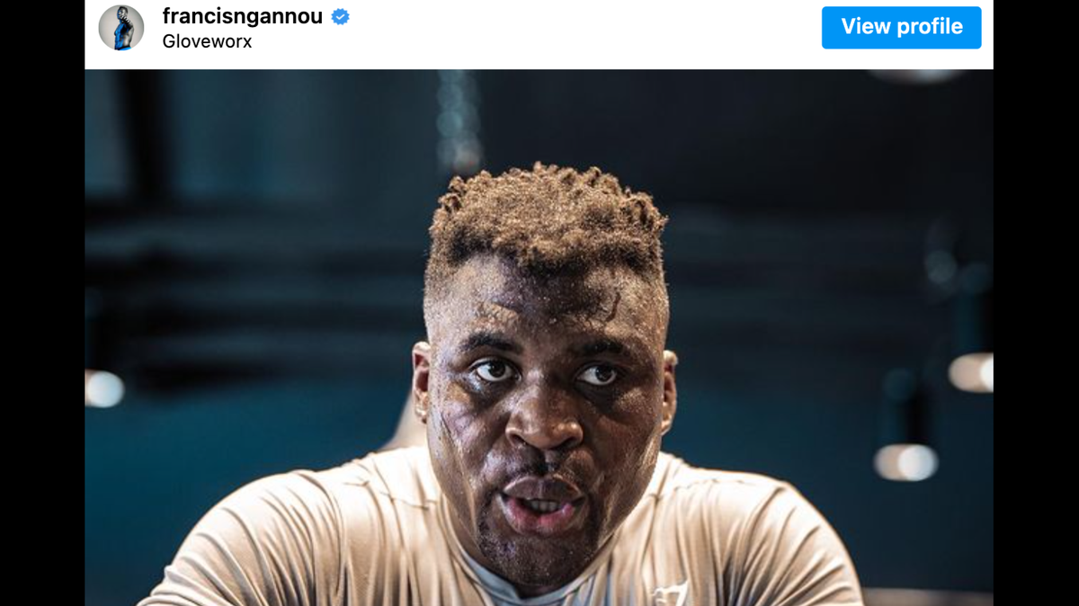 MMA star fighter Francis Ngannou has shared devastating information with his fans on Instagram.