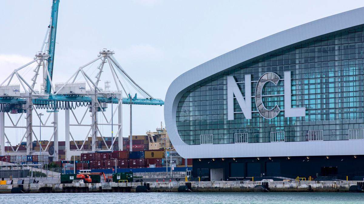 Norwegian Cruise Line’s cruise terminal located at PortMiami in Miami, Florida, on Sunday, April 25, 2021.