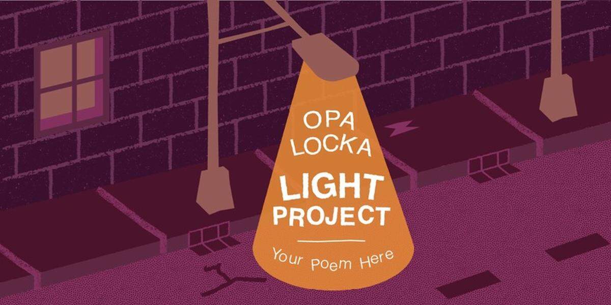 A Public Space Challenge project to light up Opa-locka would install street lamps that project poems on pavement.