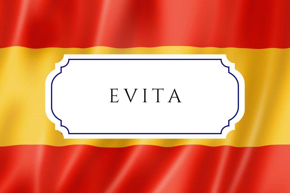 european girl names evita