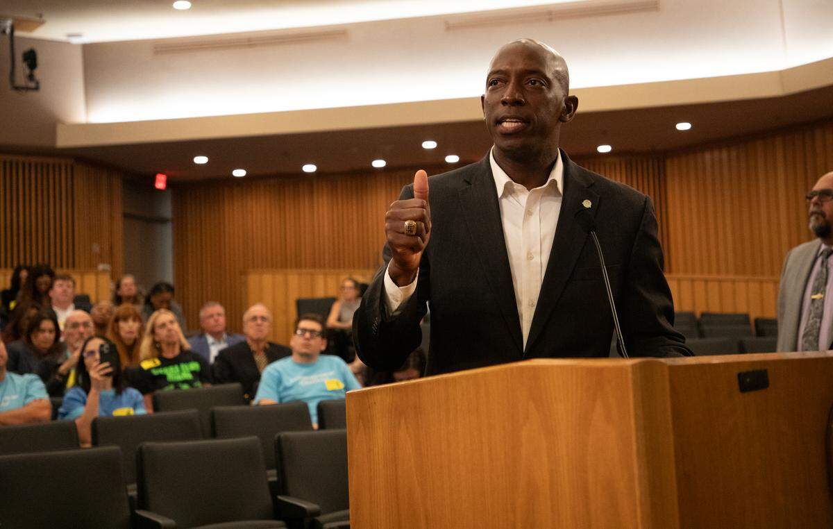 Miramar Mayor Wayne Messam said ash should not go nearby the drinking water supply.
