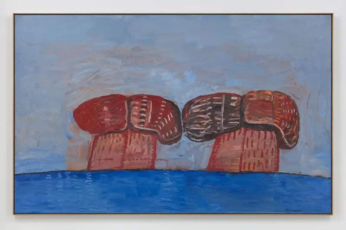 Philip Guston’s “Shoe Head”, 1976, sold for $7.5 million at Art Basel 2018.