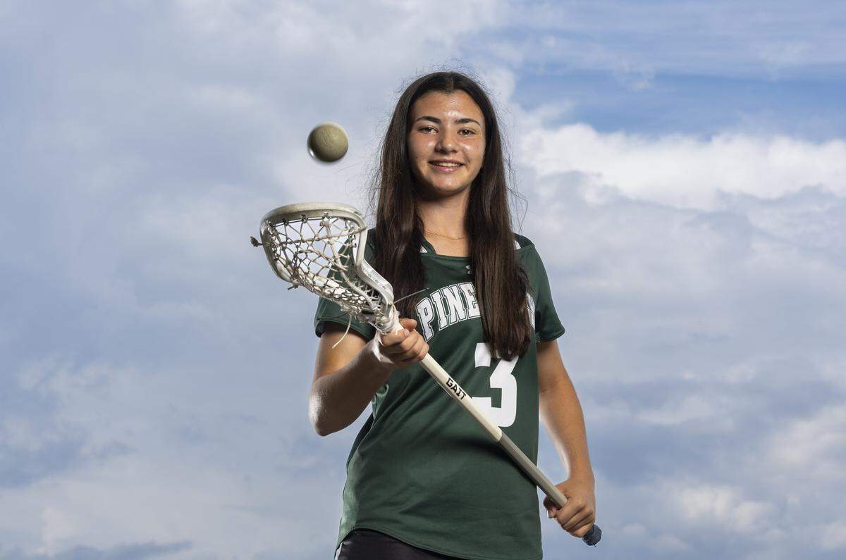 Julia Hlatki, Lacrosse, Pine Crest School. All-Broward players photographed at Brian Piccolo Sports Park on Wednesday, May 13, 2026, in Cooper City, Fla.