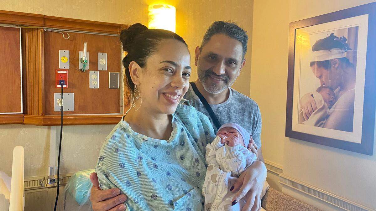 Yulliana Edith Duarte and Gabriel Ayala welcomed their baby girl Salomé Ayala Duarte at the stroke of midnight on New Years Day. Salomé, weighing 7 pounds 14 ounces and measuring 21 inches, is the first baby born of 2021 born at Baptist Hospital.