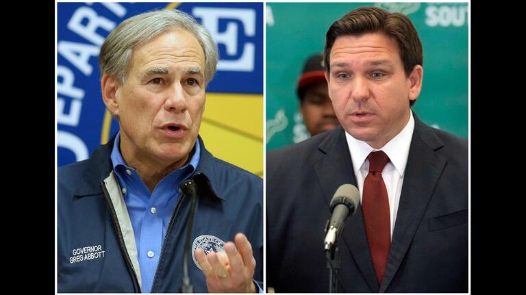 Mirror, mirror on the wall, who’s the Trumpiest gov of all — Abbott or DeSantis? | Opinion