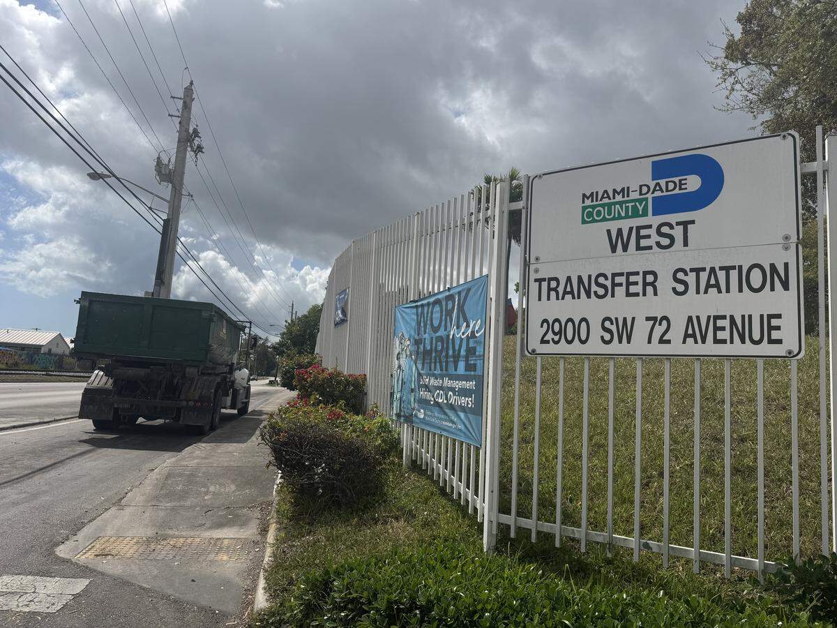 Coral Gables leases a swath of land that is part of its public works facility on Southwest 72nd Avenue to Miami-Dade County. Miami-Dade uses it as a waste transfer station, a holding ground for trash the county collects from all over Miami-Dade before taking it to the landfill.
