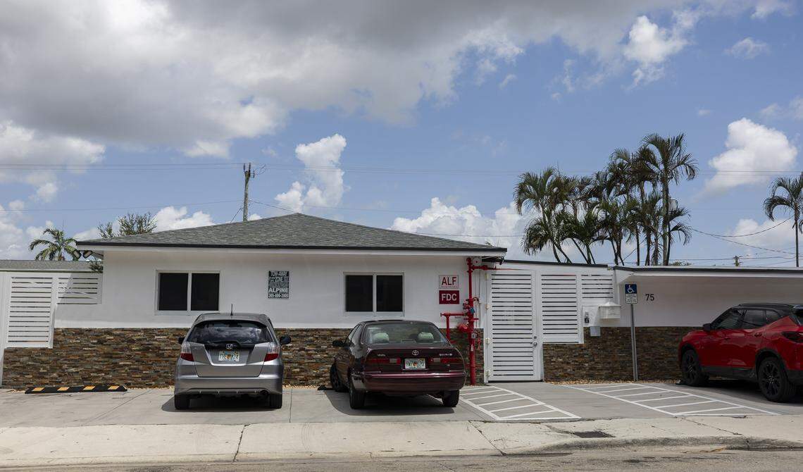 A general view of Villa Rosa III, an assisted living facility, located at 75 East 7th Street, on Thursday, Aug. 28, 2025, in Hialeah, Fla.