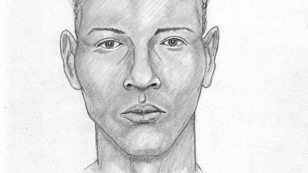 A composite sketch of the suspect in the Sunday night I-95 shooting that sent a man, a woman and a girl to the hospital.