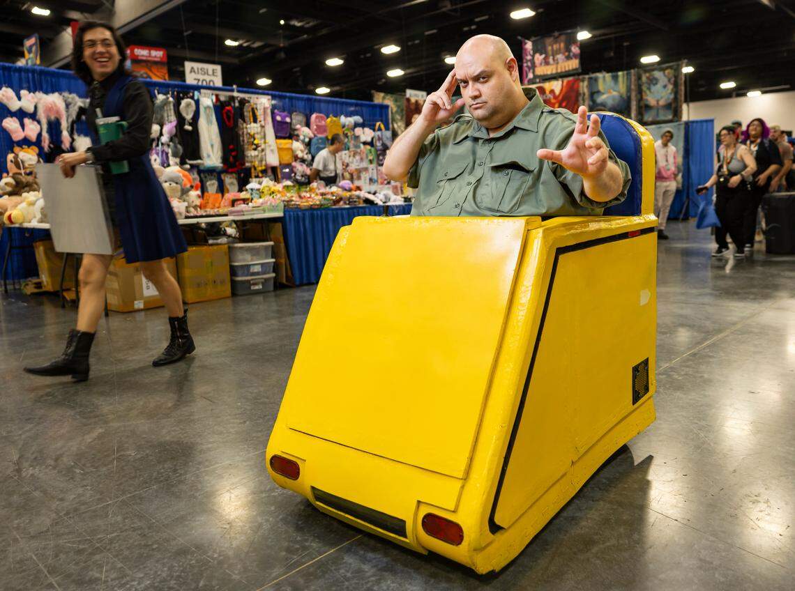 Anthony Mulero as Professor X from 'X-Men.'